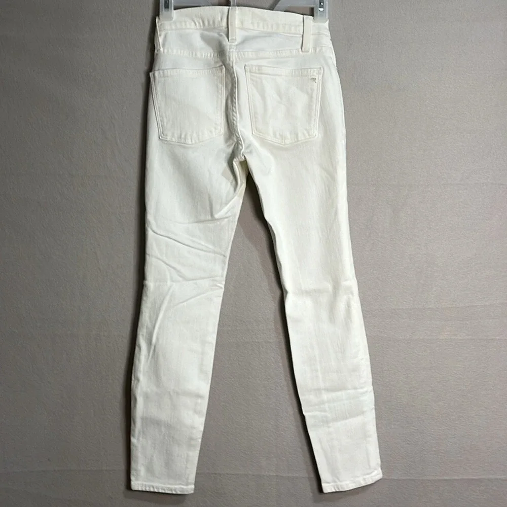 Madewell HIgh Rise Skinny Jeans Womens Size 24S White‎